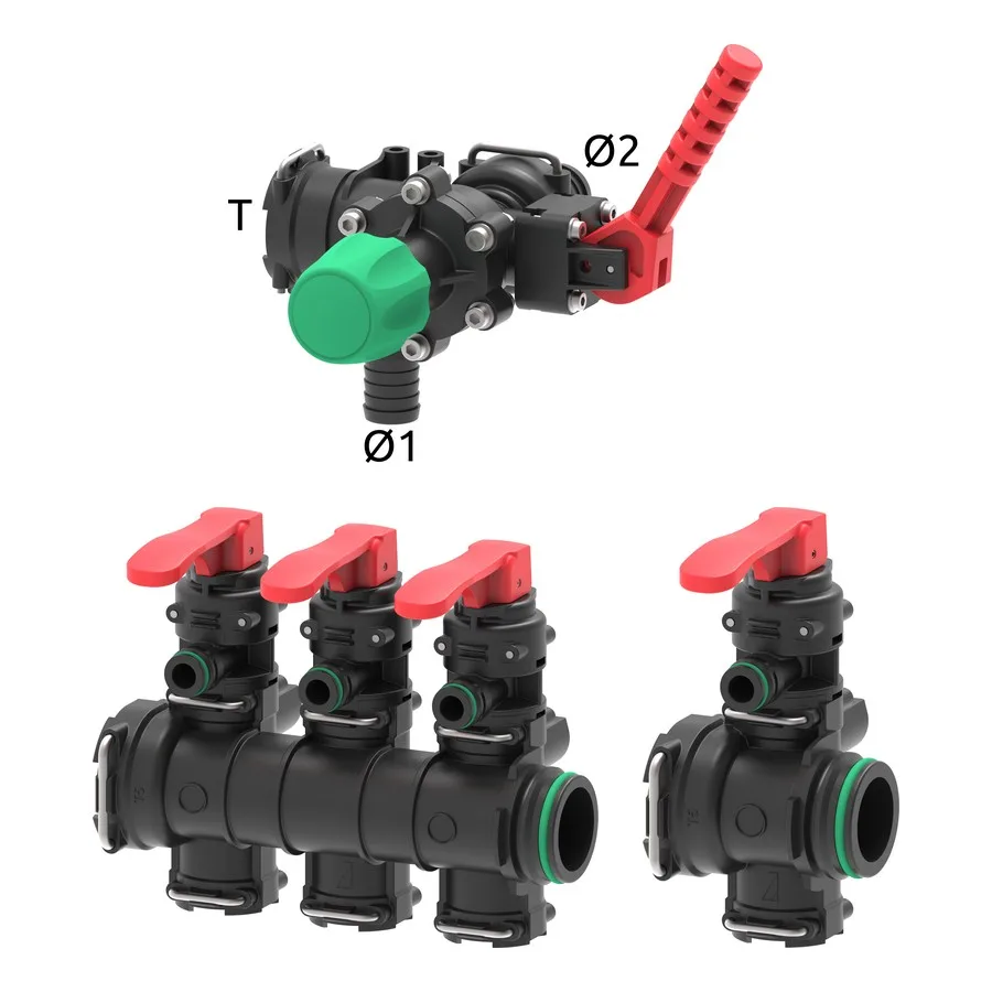 ARAG 4-Section Manual Control Unit Kit (UCM 4 Equivalent)
